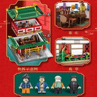 Thumbnail for Building Blocks Expert Creator Ancient China Town Pawnshop Bricks Toy Construction Set Toys - 4