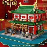 Thumbnail for Building Blocks Expert Creator Ancient China Town Pawnshop Bricks Toy - 5