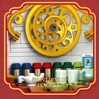 Thumbnail for Building Blocks Expert Creator China Town Ancient Emerald House Bricks Toy Construction Set Toys - 8