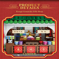 Thumbnail for Building Blocks Expert Creator China Town Ancient Fragrance Shop Bricks Toy Construction Set Toys - 7
