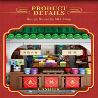Thumbnail for Building Blocks Expert Creator China Town Ancient Fragrance Shop Bricks Toy - 7