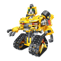 Thumbnail for Building Blocks Expert Electric 2In1 Robot APP RC Transbot Bricks Kids Toys - 1