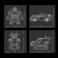 Thumbnail for Building Blocks Expert Electric Robot APP RC Transbot Bricks Kids Toys Construction Set Toys - 4