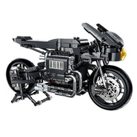 Thumbnail for Building Blocks High Tech MOC Classic City Motorcycle Bricks Toy - 2