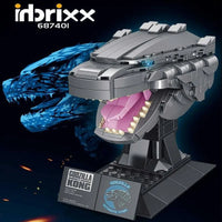Thumbnail for Building Blocks Ideas Expert MOC Godzilla Head Bricks Toys 687401 - 1