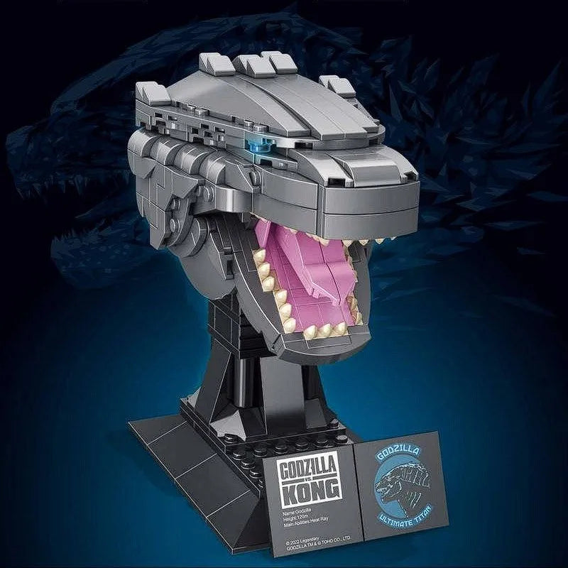 Building Blocks Ideas Expert MOC Godzilla Head Bricks Toys 687401 - 2