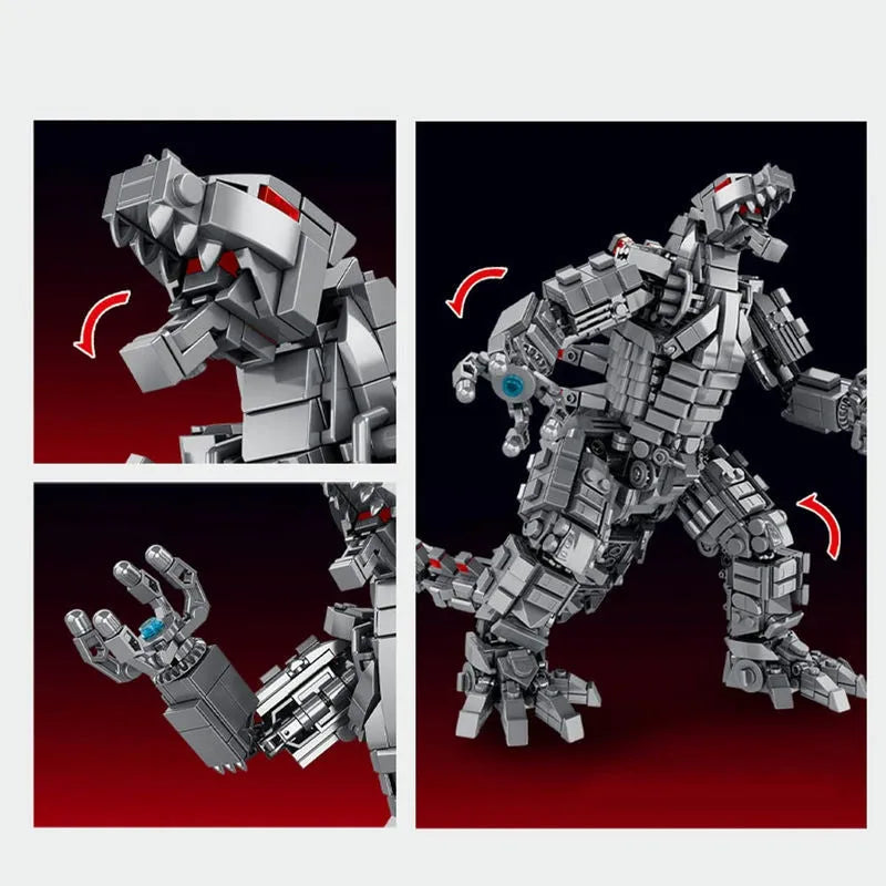 Building Blocks Ideas Expert MOC Mecha Godzilla Bricks Toy 687006 - 3