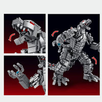 Thumbnail for Building Blocks Ideas Expert MOC Mecha Godzilla Bricks Toy 687006 - 3
