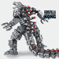 Thumbnail for Building Blocks Ideas Expert MOC Mecha Godzilla Bricks Toy 687006 - 4