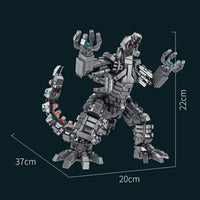 Thumbnail for Building Blocks Ideas Expert MOC Mecha Godzilla Bricks Toy 687006 - 5