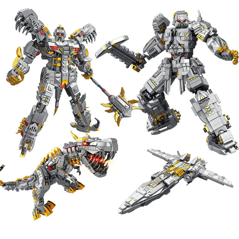 Building Blocks Mecha Of Steel Mech Megatron Transformer Robot Bricks Toy Construction Set Toys - 6