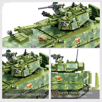 Thumbnail for Building Blocks Military China Amphibious Infantry Tank Bricks Toys - 4