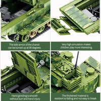 Thumbnail for Building Blocks Military China Amphibious Infantry Tank Bricks Toys - 5