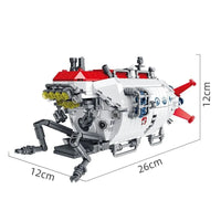 Thumbnail for Building Blocks Military Deep Sea Manned Submarine Bricks Toys Construction Set Toys - 8