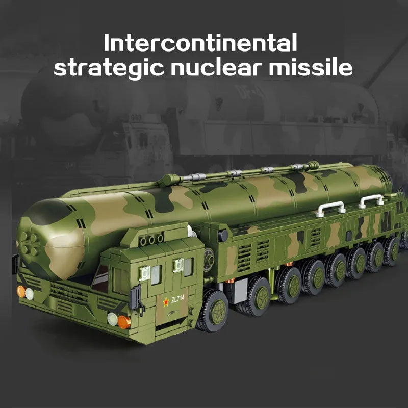 Building Blocks Military DF41 Intercontinental Nuclear Missiles Bricks Toy - 4