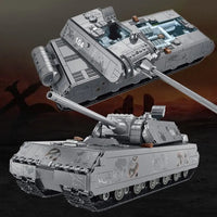 Thumbnail for Building Blocks Military German MK8 Panzer Main Battle Tank Bricks Toy EU - 9