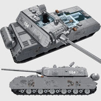 Thumbnail for Building Blocks Military German MK8 Panzer Main Battle Tank Bricks Toy EU - 4