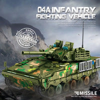 Thumbnail for Building Blocks Military MOC 04A Infantry Fighting War Vehicle Bricks Toys Construction Set Toys - 2
