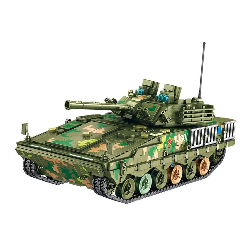 Building Blocks Military MOC 04A Infantry Fighting War Vehicle Bricks Toys Construction Set Toys - 1