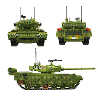 Thumbnail for Building Blocks Military MOC China Type 99 Main Battle Tank Bricks Toys - 5