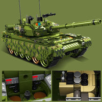 Thumbnail for Building Blocks Military MOC China Type 99 Main Battle Tank Bricks Toys - 3