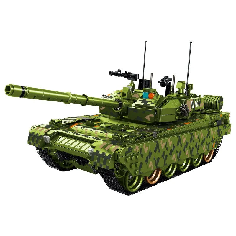 Building Blocks Military MOC China Type 99 Main Battle Tank Bricks Toys - 1