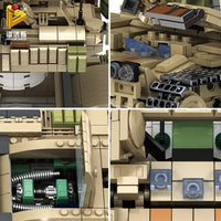 Thumbnail for Building Blocks Military MOC Israel M60 Main Battle Tank Bricks Toys Construction Set Toys - 6