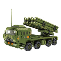 Thumbnail for Building Blocks Military MOC Rocket Gun Carrier War Truck Bricks Toys - 1