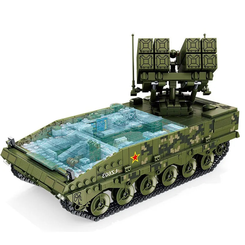 Building Blocks Military MOC WW2 Red Arrow Anti-tank Missile Bricks Toys Construction Set Toys - 5