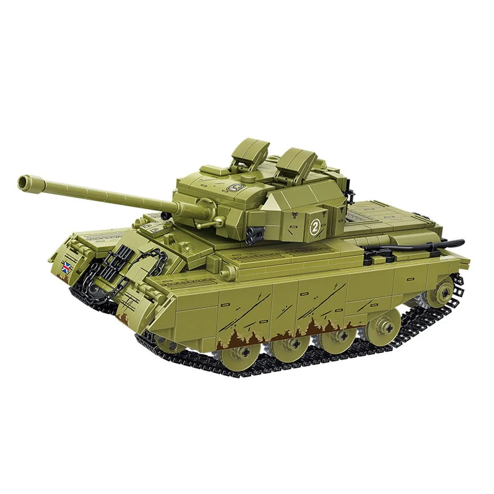 Building Blocks Military RC Motorized Centurion Main Battle Tank Bricks Toy - 1