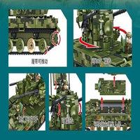 Thumbnail for Building Blocks Military Self - propelled 35MM Artillery Bricks Toys - 8