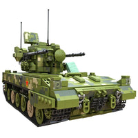 Thumbnail for Building Blocks Military Self-propelled 35MM Artillery Bricks Toys Construction Set Toys - 2