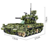 Thumbnail for Building Blocks Military Self - propelled 35MM Artillery Bricks Toys - 5