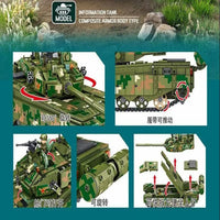 Thumbnail for Building Blocks Military Self - propelled 35MM Artillery Bricks Toys - 6