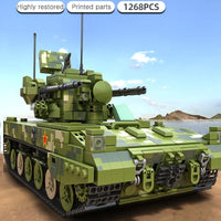 Thumbnail for Building Blocks Military Self - propelled 35MM Artillery Bricks Toys - 4