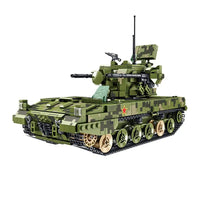 Thumbnail for Building Blocks Military Self - propelled 35MM Artillery Bricks Toys - 1