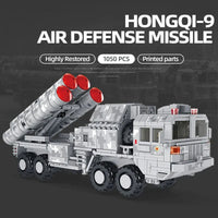Thumbnail for Building Blocks Military WW2 Air Defense Rocket Truck Bricks Toys - 2