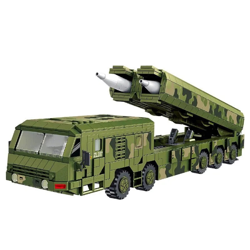 Building Blocks Military WW2 DF100 Ballistic Cruise Missile Bricks Toys Construction Set Toys - 3