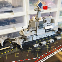 Thumbnail for Building Blocks Military WW2 MOC Liaoning Aircraft Carrier Bricks Toy - 5