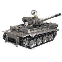 Thumbnail for Building Blocks Military WW2 MOC Tiger 1 Heavy Battle Tank Bricks Toy - 2