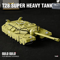 Thumbnail for Building Blocks Military WW2 MOC USA Army T28 Heavy Battle Tank Bricks Toy - 7