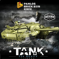 Thumbnail for Building Blocks Military WW2 MOC USA Army T28 Heavy Battle Tank Bricks Toy - 4
