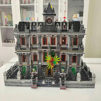 Thumbnail for Building Blocks MOC 613002 Expert Creator City Lunatic Hospital Bricks Toys - 10