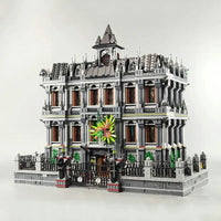 Thumbnail for Building Blocks MOC 613002 Expert Creator City Lunatic Hospital Bricks Toys - 2