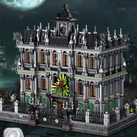 Thumbnail for Building Blocks MOC 613002 Expert Creator City Lunatic Hospital Bricks Toys - 11