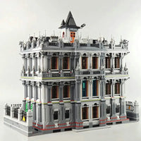 Thumbnail for Building Blocks MOC 613002 Expert Creator City Lunatic Hospital Bricks Toys - 6