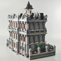 Thumbnail for Building Blocks MOC 613002 Expert Creator City Lunatic Hospital Bricks Toys - 7