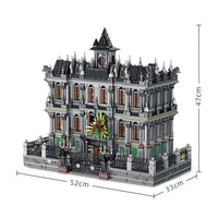 Thumbnail for Building Blocks MOC 613002 Expert Creator City Lunatic Hospital Bricks Toys - 1