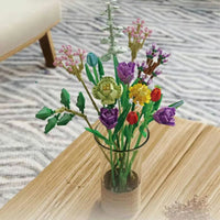 Thumbnail for Building Blocks MOC Bouquet Flower Romantic Bricks Rose Toys - 5