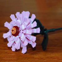 Thumbnail for Building Blocks MOC Bouquet Romantic Flower Rose Bricks Toys - 12